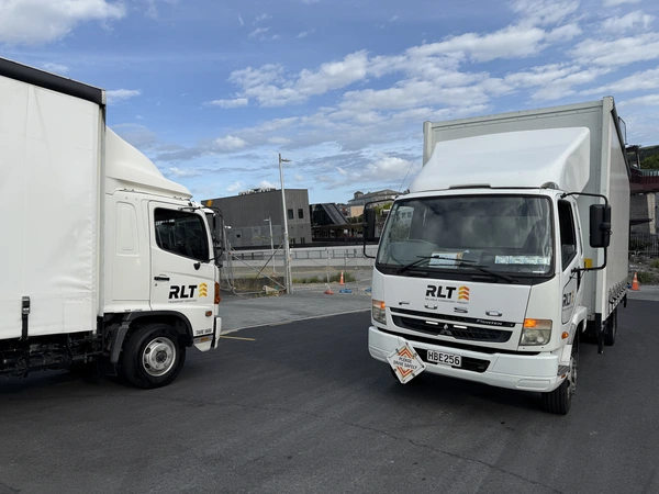 Photograph of Ryan Logie, owner-operator of RLT Transport
